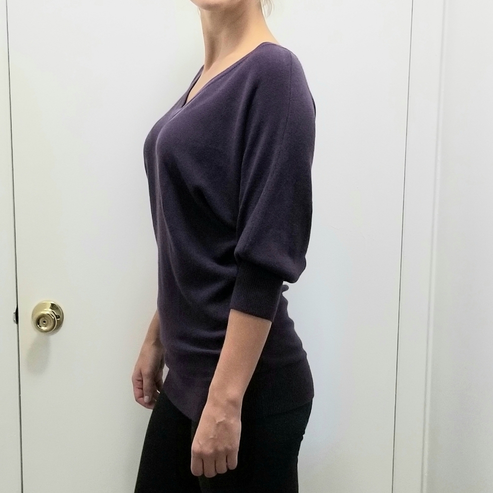 NY&Co: Purple Batwing Sweater
